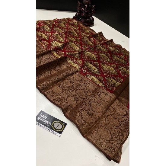 IG236 Pure hand loom chanderi kanchi