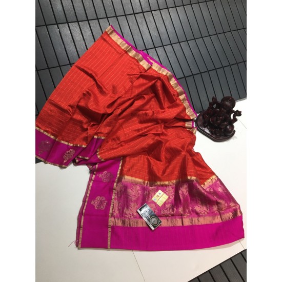 IG2403 Pure handloom munga soft tussar pattu