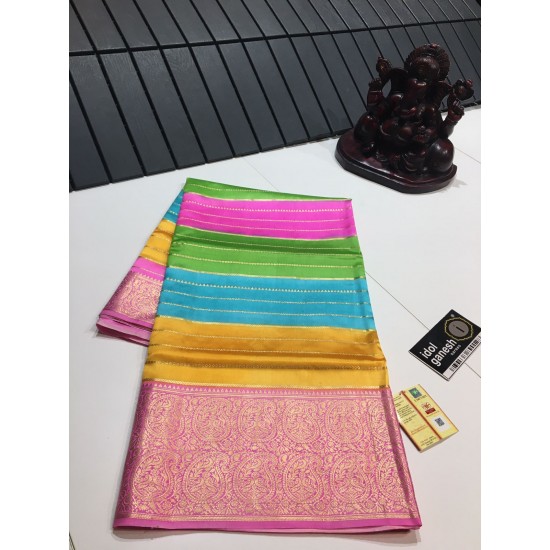 IG2406 Pure handloom munga soft tussar pattu