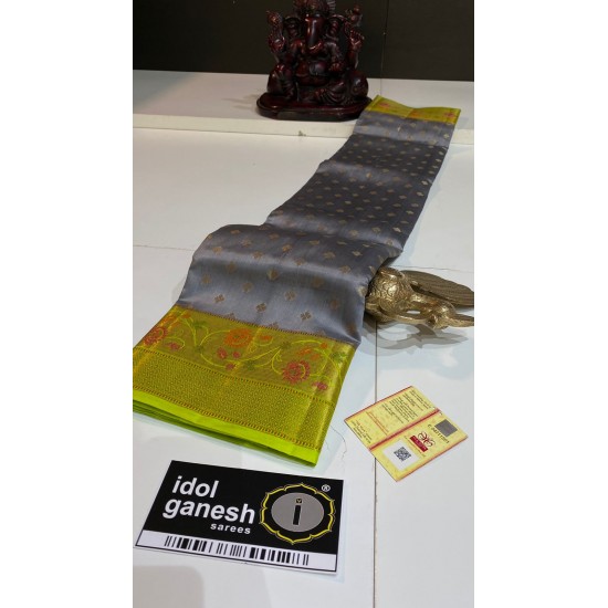 IG2422 Pure handloom soft dupion pattu