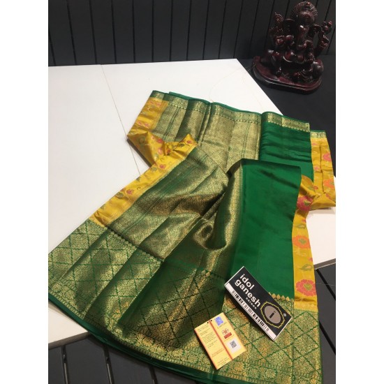 IG2424 Pure handloom soft dupion pattu