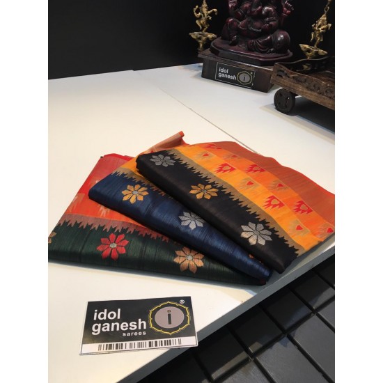 IG245 Pure hand loom jute pattu