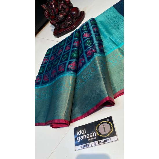 IG2454 Lite weight Kanchi style fancy Kathan Pattu