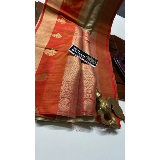 IG251 Pure hand loom jute pattu