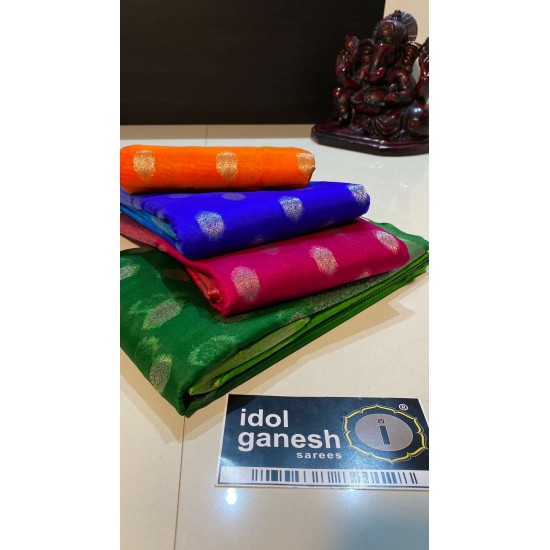 IG2510 Lite weight Kanchi weaving kora sarees