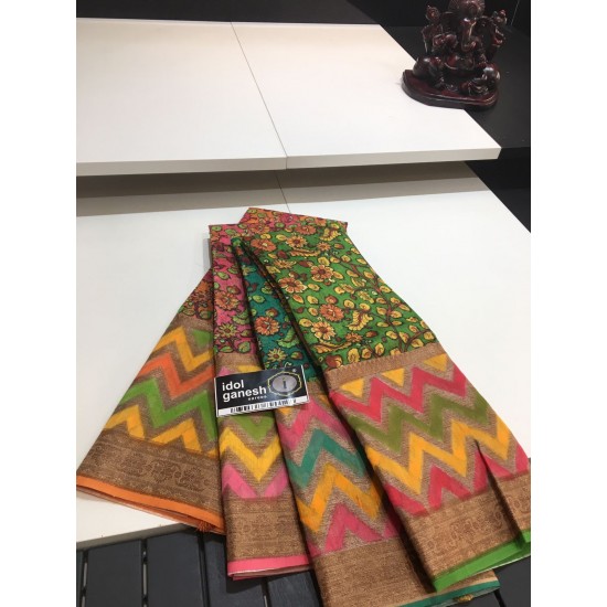 IG2527 Lite weight Chanderi multi-color  