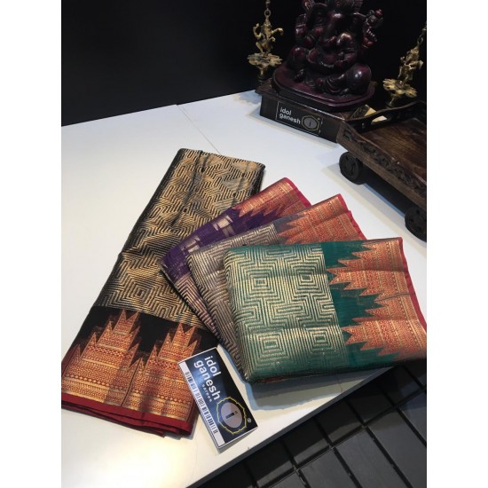 IG254 Fancy weaving sarees chanderi