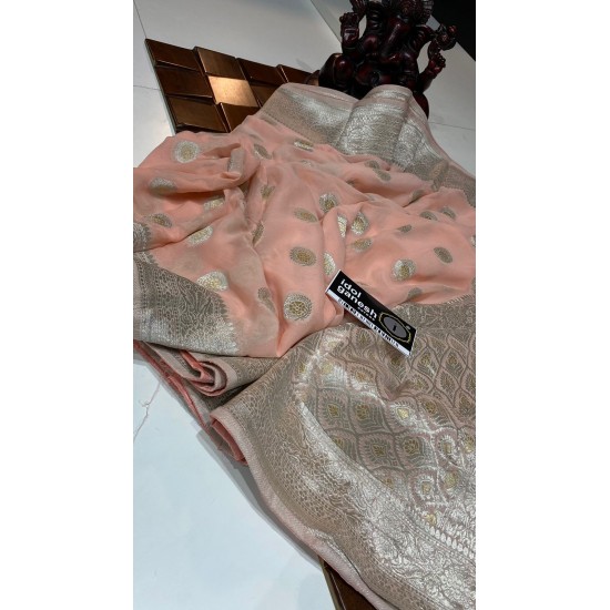 IG2585 Pure Banaras lite weight georgette