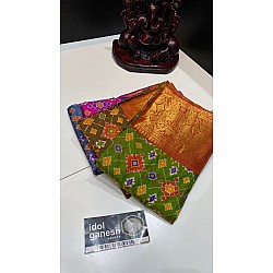 IG2608 Lite Weight ikkat Kanchi border