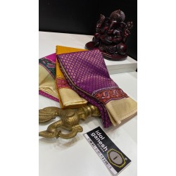 IG2663 Lite weight soft dupion pattu