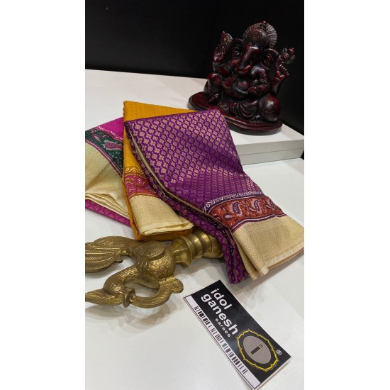 IG2663 Lite weight soft dupion pattu