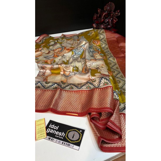 IG2672 Pure handloom desi soft munga pattu