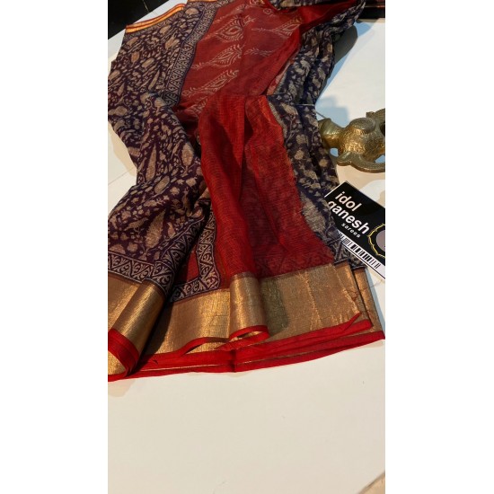 IG2722 Pure handloom silk Kota