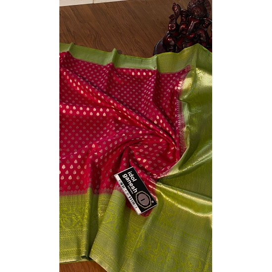 IG2726 Lite weight  soft mutka silk pattu