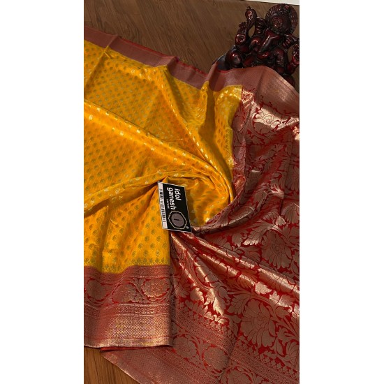 IG2727 Lite weight soft mutka silk pattu 