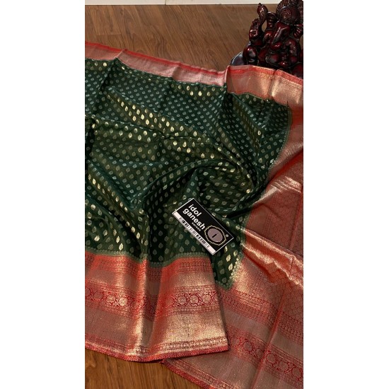IG2728 Lite weight  soft mutka silk pattu