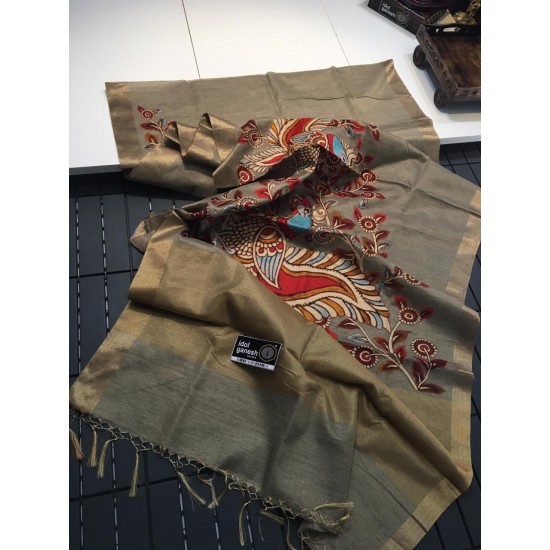IG275 Light weight fancy tissue sarees with beautiful Aplic print patch work IG275 Light weight fancy tissue sarees with beautiful Aplic print patch work