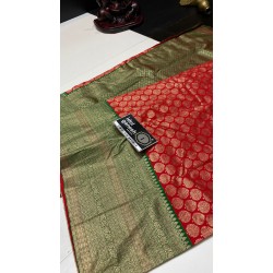 IG2875 Lite weight pure soft kanjivaram fancy pattu