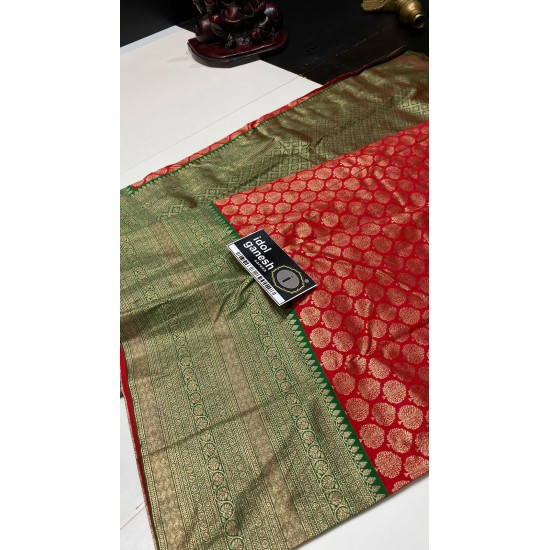IG2875 Lite weight pure soft kanjivaram fancy pattu