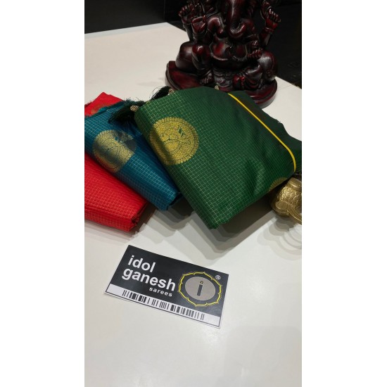 IG2879 Lite weight pure soft kanjivaram fancy pattu