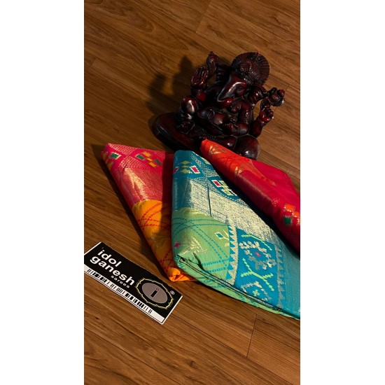 IG2883 Lite weight pure soft munga silk pattu 