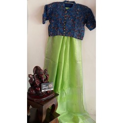 IG2935 Pure handloom Lenin/Lenin sarees 2800/-