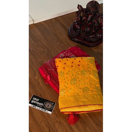 IG2985 Pure munga silk pattu 