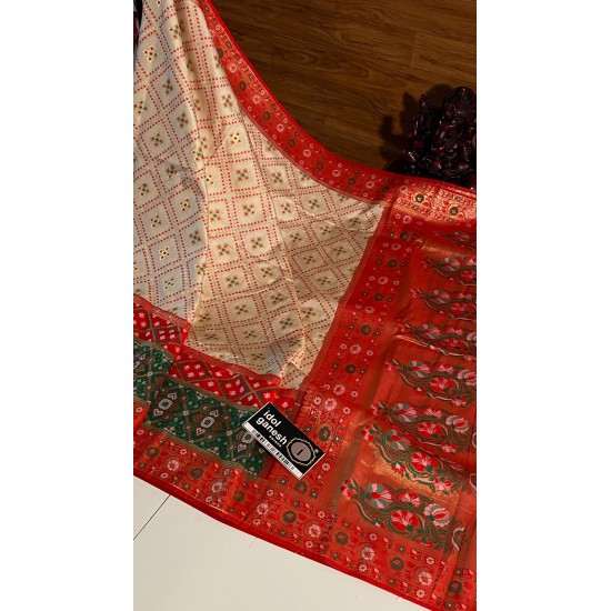 IG2992 Pure soft ikkat patola pattu