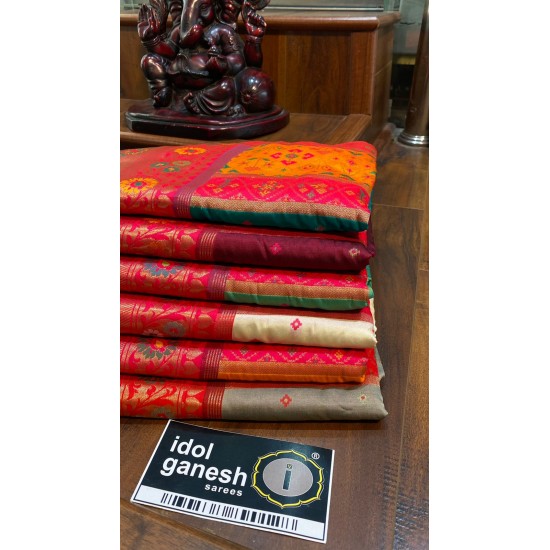 IG2993 Pure soft ikkat patola pattu