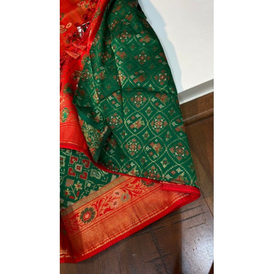 IG2993 Pure soft ikkat patola pattu