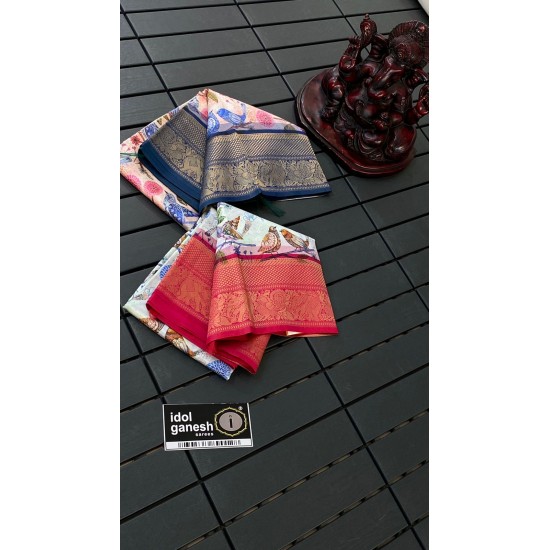 IG3009 Lite weight kanjivaram silk pattu