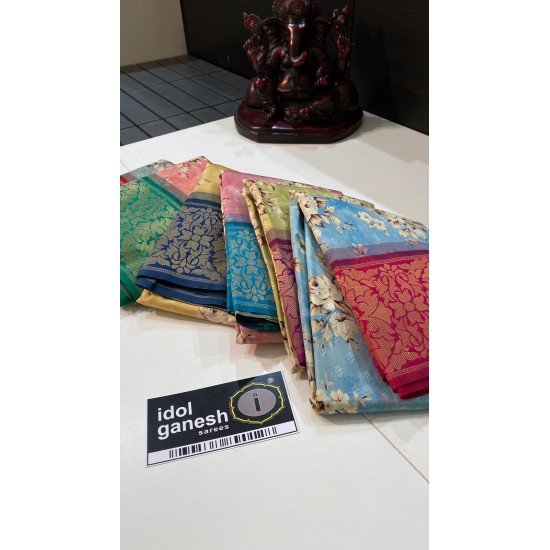 IG3011 Lite weight kanjivaram silk pattu