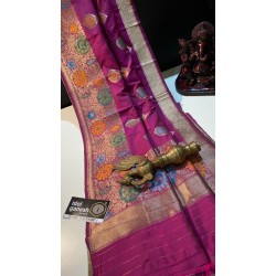IG3052 Lite weight pure munga silk pattu