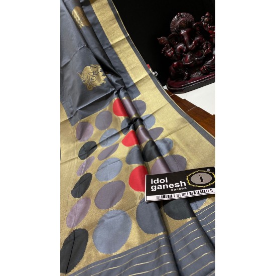 IG3088 Pure munga silk pattu