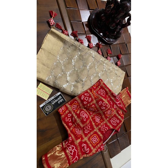 IG3090 Pure handloom real jari tissue