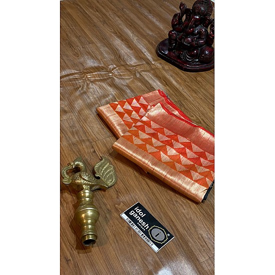 IG3139 Pure handloom soft jute pattu 