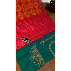 IG3162 Lite weight pure soft munga silk pattu 