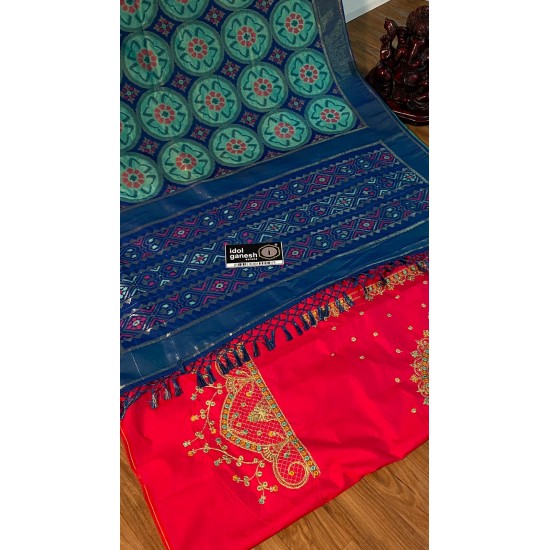 IG3162 Lite weight pure soft munga silk pattu 