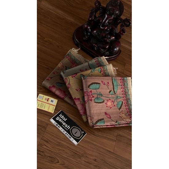 IG3188 Pure handloom desi tussar 