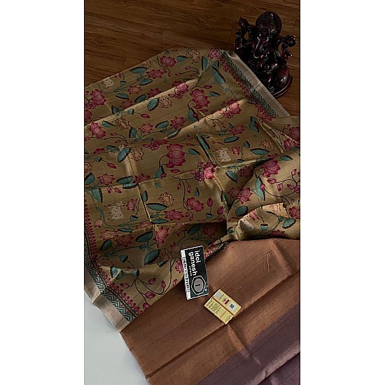 IG3188 Pure handloom desi tussar 