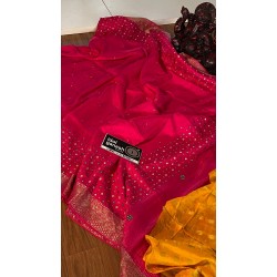 IG3196 Pure munga silk pattu