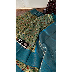 IG3209 Lite weight kanjivaram silk pattu