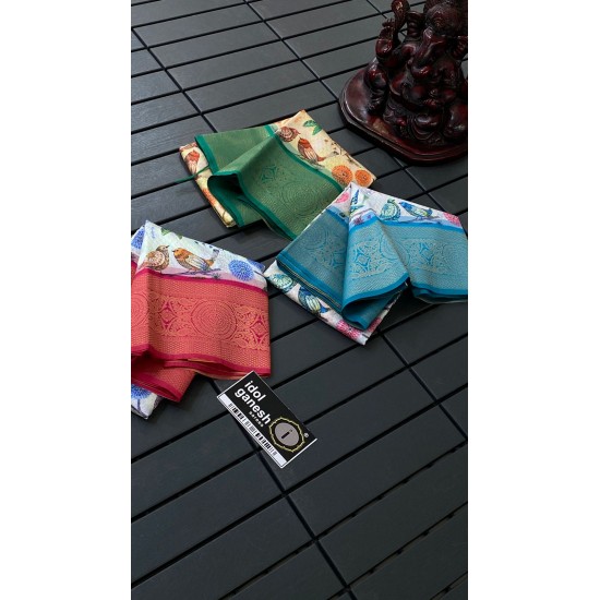 IG3210 Lite weight kanjivaram silk pattu