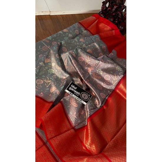 IG3212 Lite weight kanjivaram silk pattu