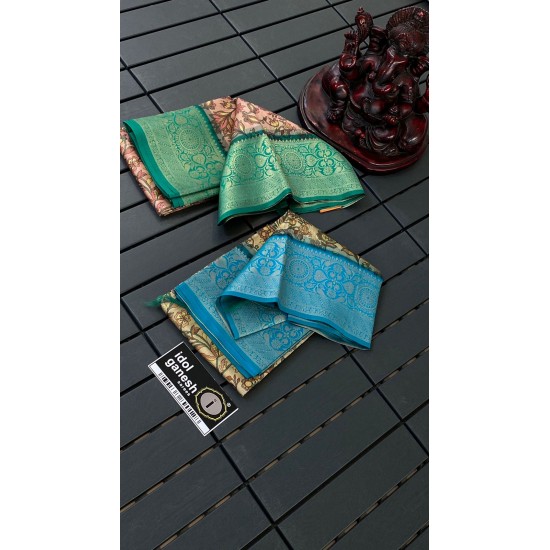 IG3216 Lite weight kanjivaram silk pattu