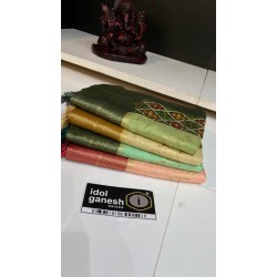 IG3286 Pure munga silk pattu