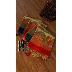 IG3291 Lite weight soft silk Kubera pattu