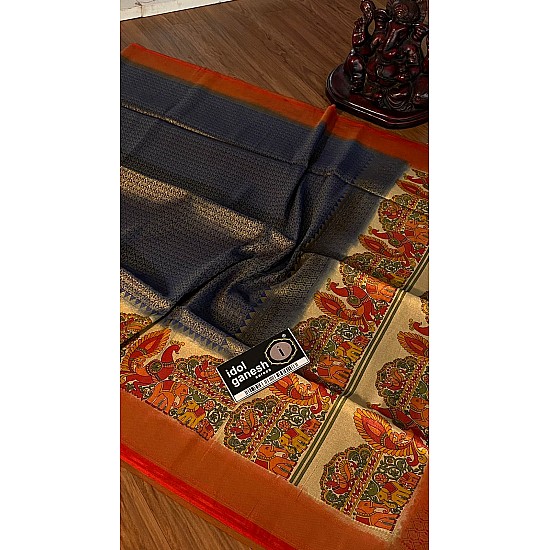 IG3291 Lite weight soft silk Kubera pattu