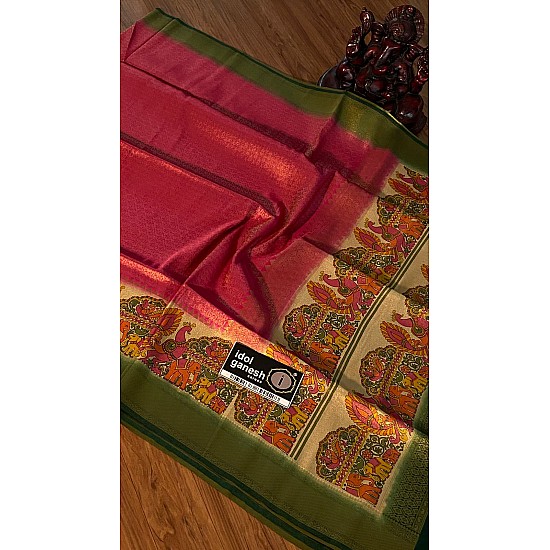 IG3291 Lite weight soft silk Kubera pattu