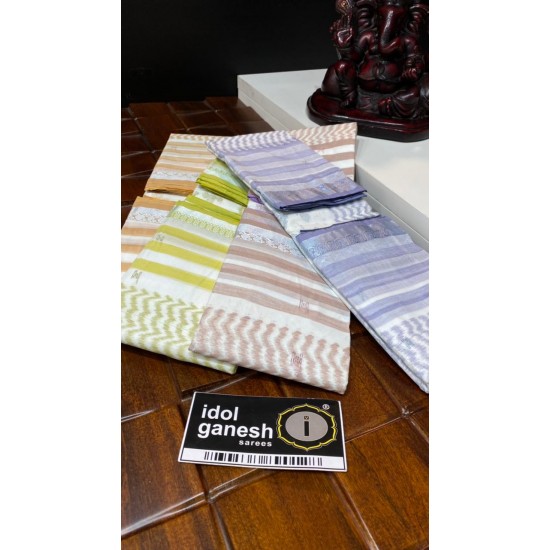 IG3324 Lite weight pure handloom cotton sarees